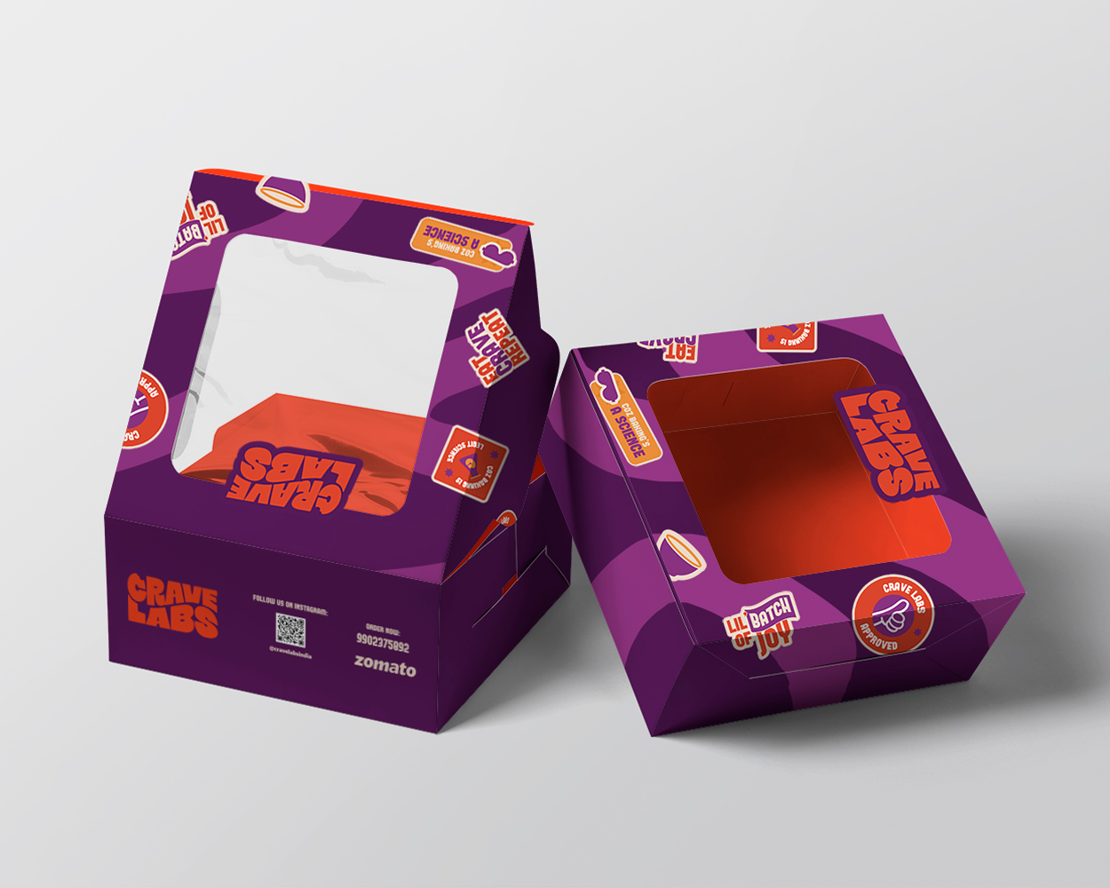 Crave Labs bakery packaging by LogoSayLove