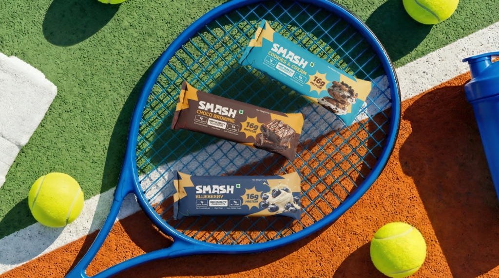 quick commerce packaging design smash protein bars